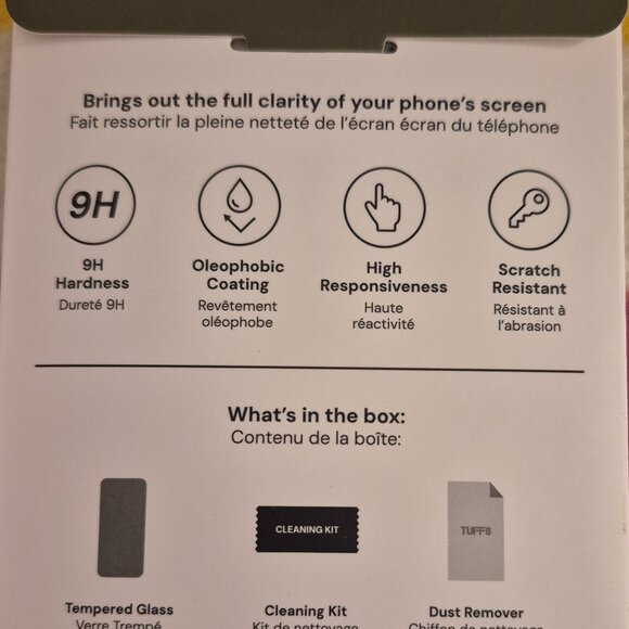 Tuff 8 Samsung S25 Edge Tempered Protector - Picture 3 of 3